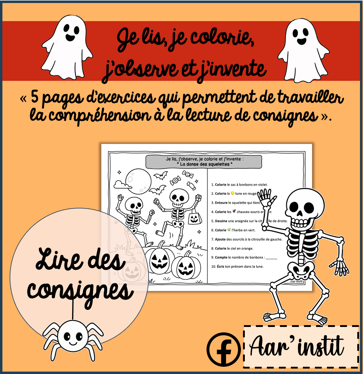 Je lis, je colorie, j'observe et j'invente