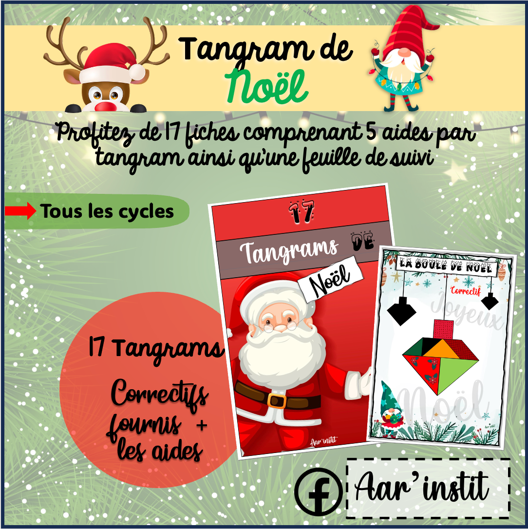 17 Tangrams de Noël