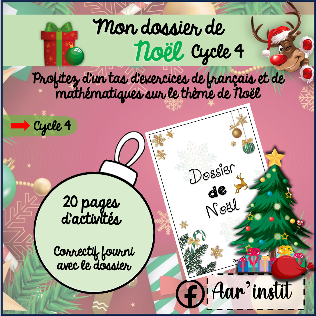 Mon dossier de Noël cycle 4