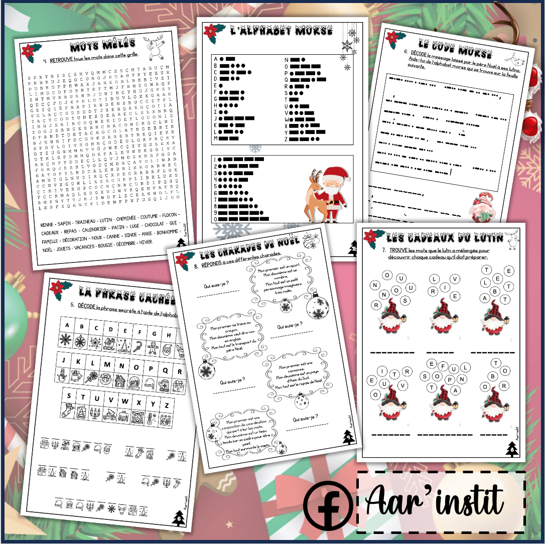 Mon dossier de Noël cycle 4