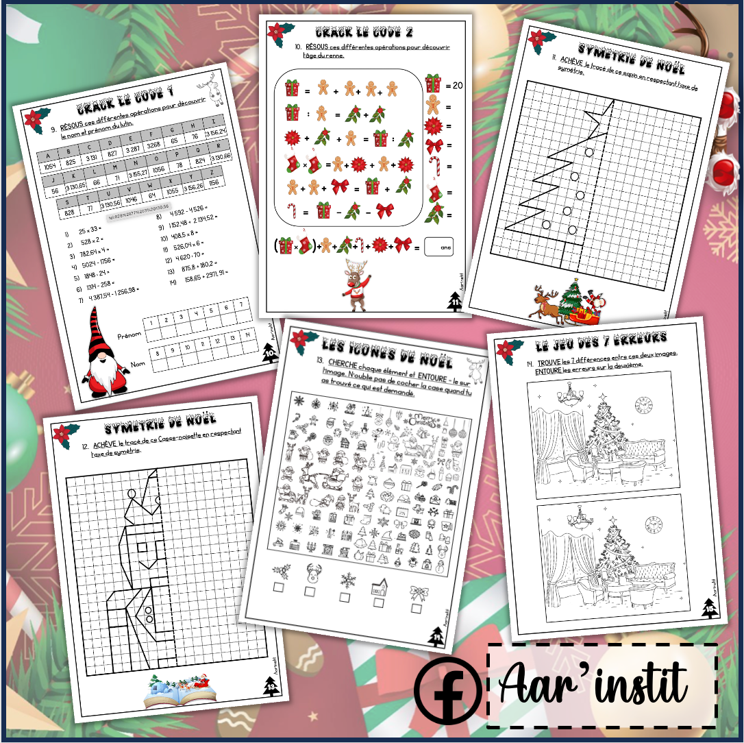 Mon dossier de Noël cycle 4