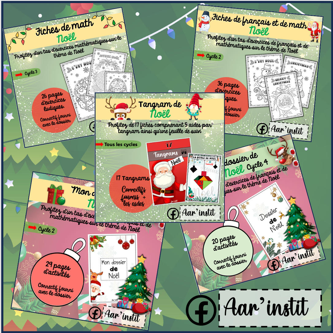 Pack de Noël (tous cycles confondus)