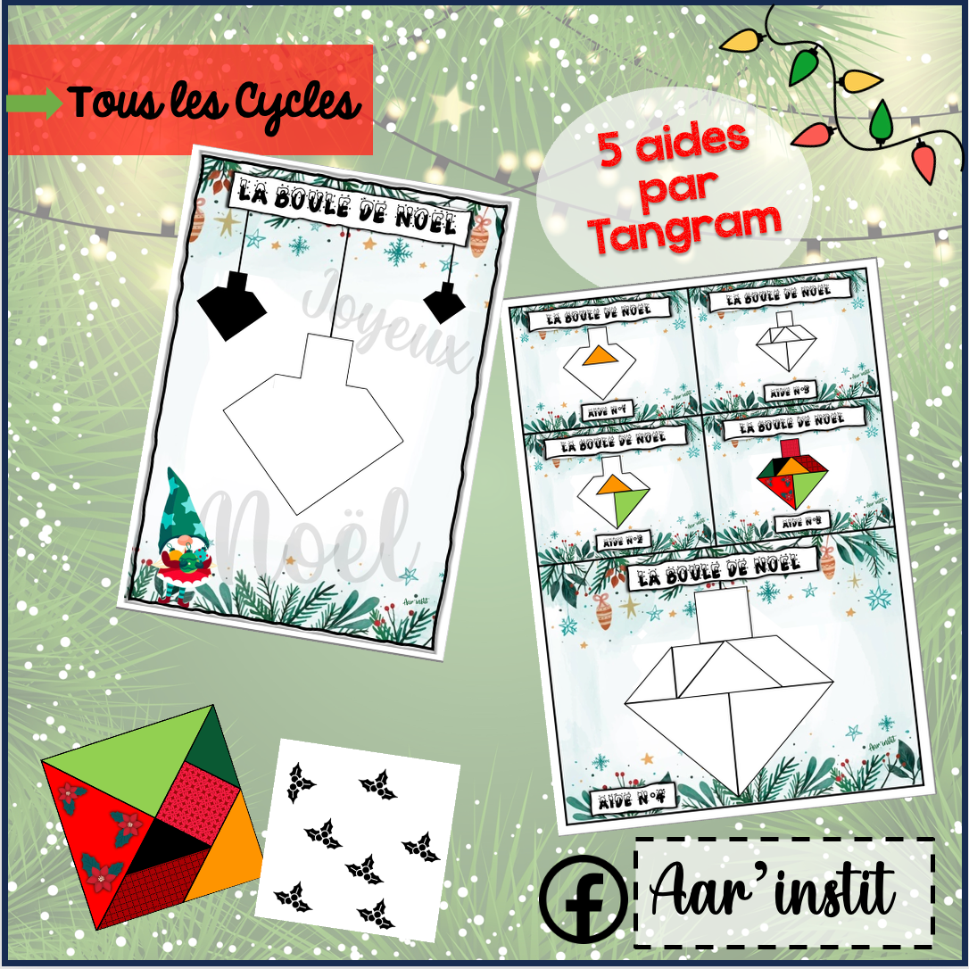 17 Tangrams de Noël