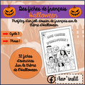 Des fiches de français pour Halloween (cycle 3)