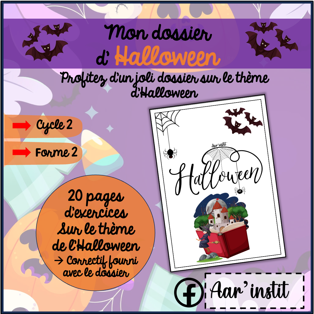 Mon dossier d'Halloween (cycle 2)
