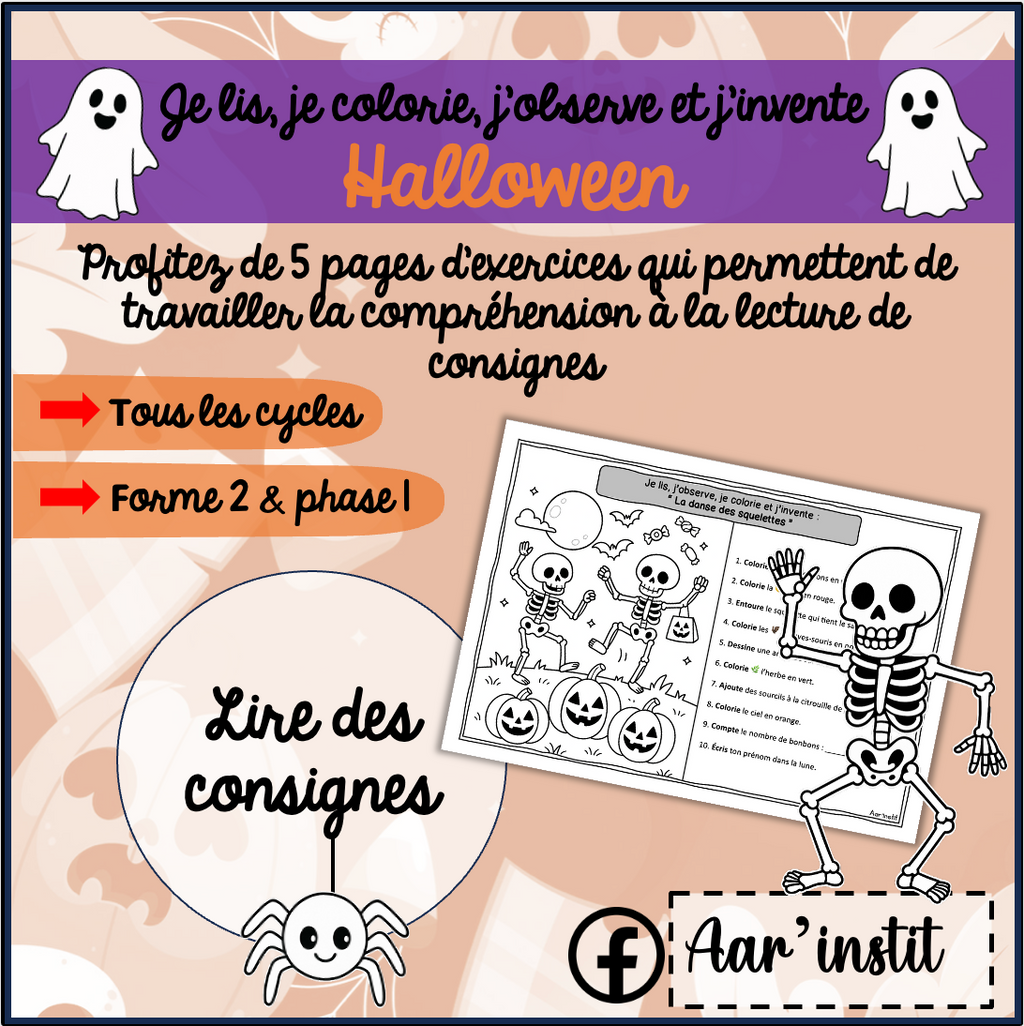 Je lis, je colorie, j'observe et j'invente (tous les cycles)