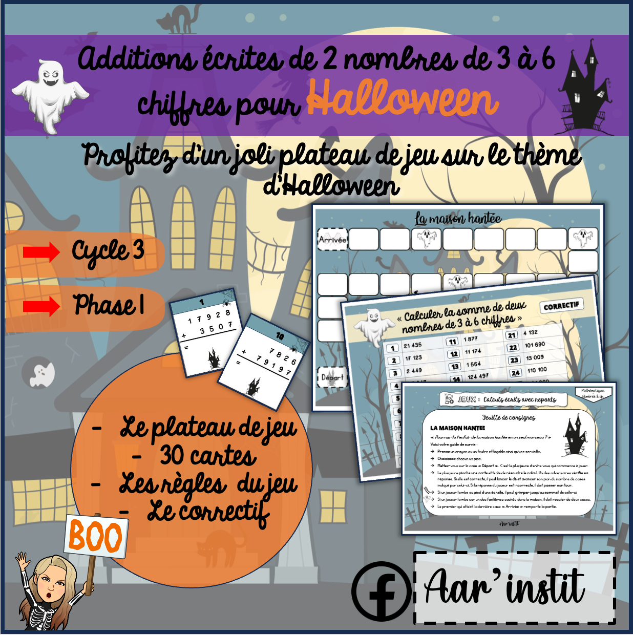 La maison hantée et ses additions écrites (cycle 3 ou 4)