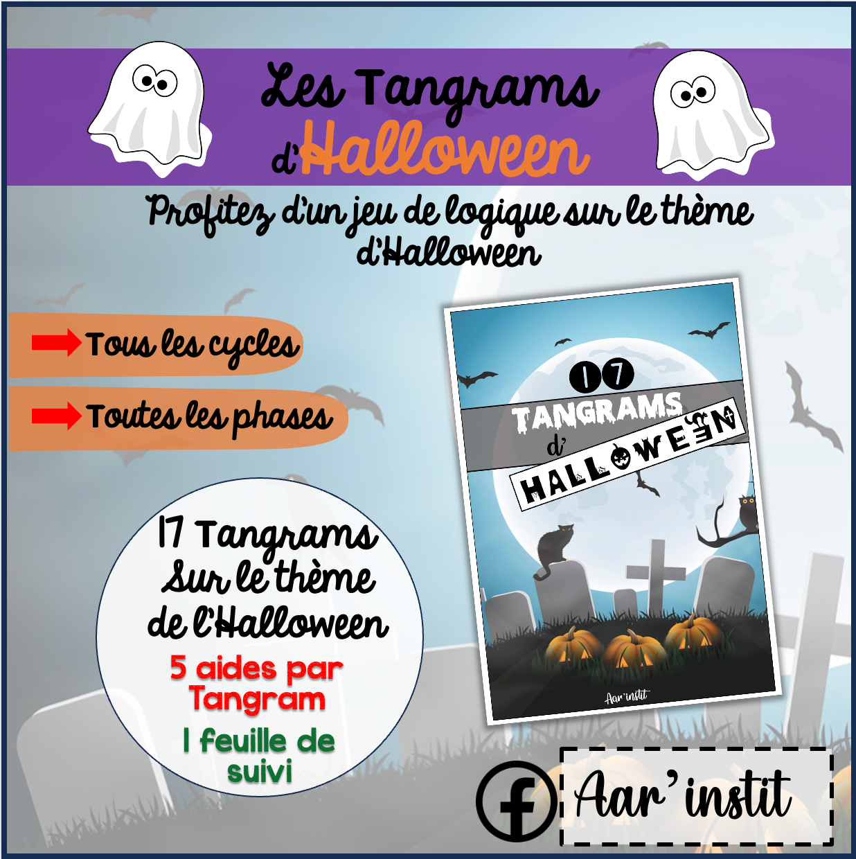 17 Tangrams d'Halloween