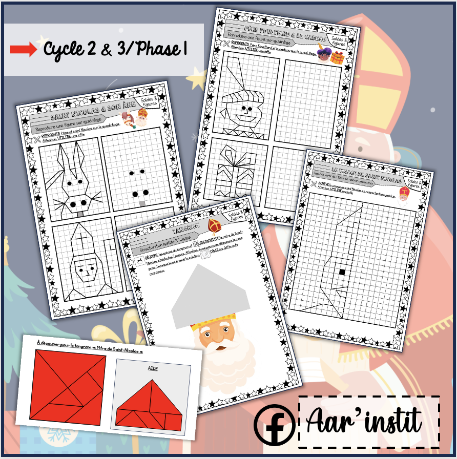 Des fiches de math pour la Saint-Nicolas