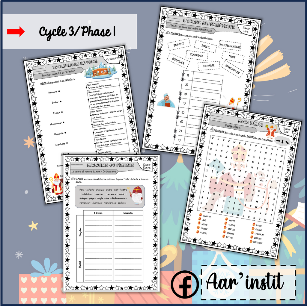 La légende de saint Nicolas - Dossier de français (cycle 3)