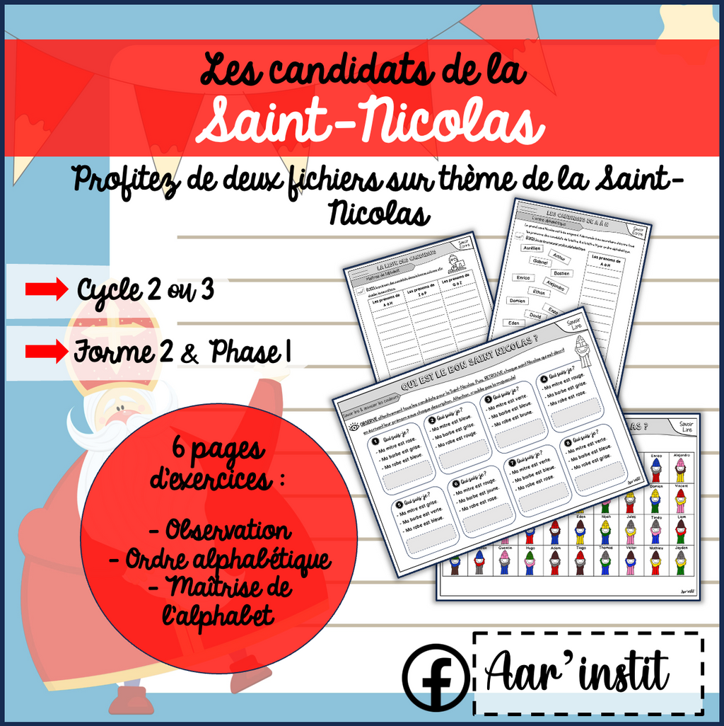 Qui suis-je & les candidats de la Saint-Nicolas