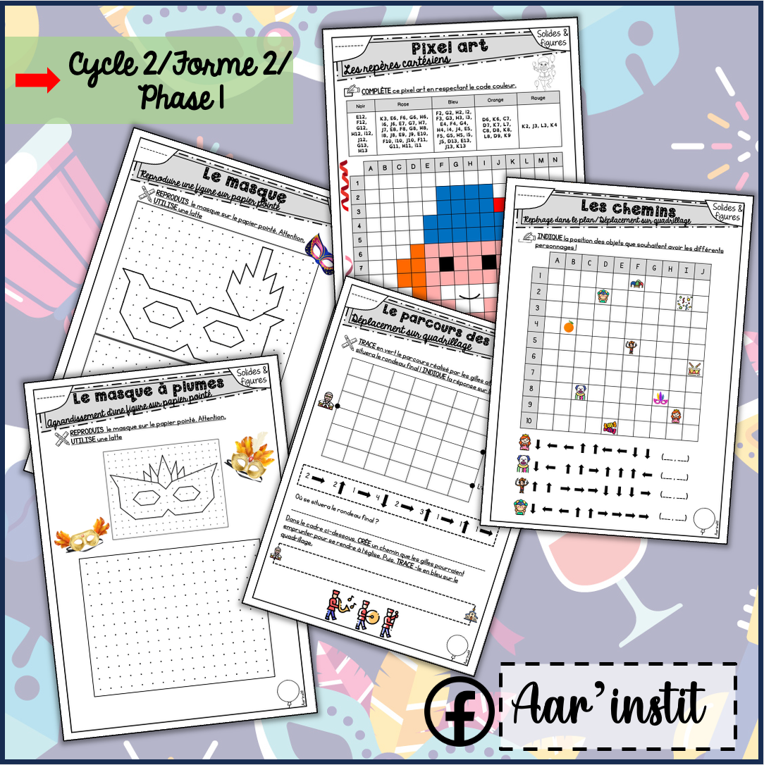 Des fiches de math (cycle 2)