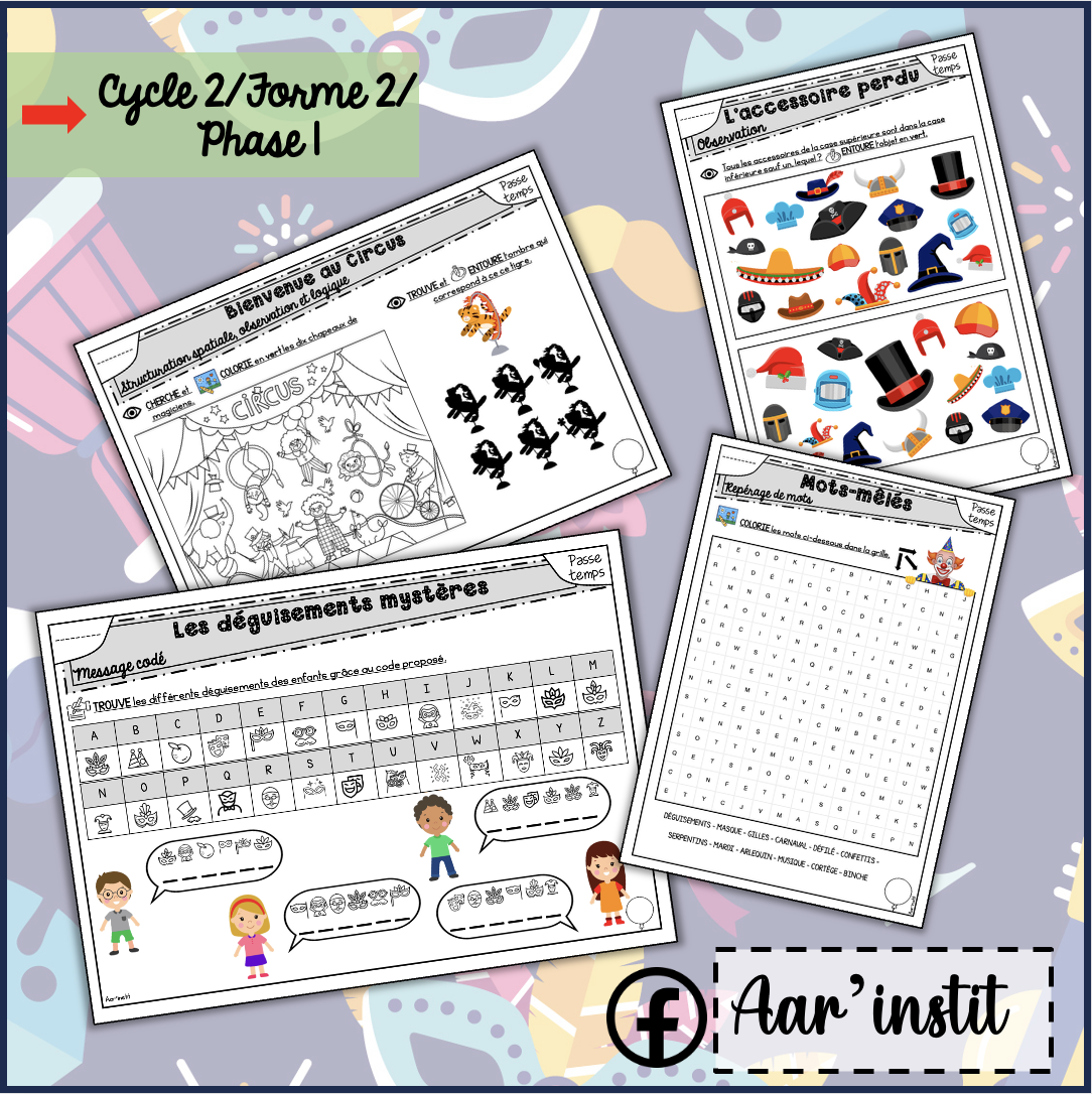 Des fiches de math (cycle 2)