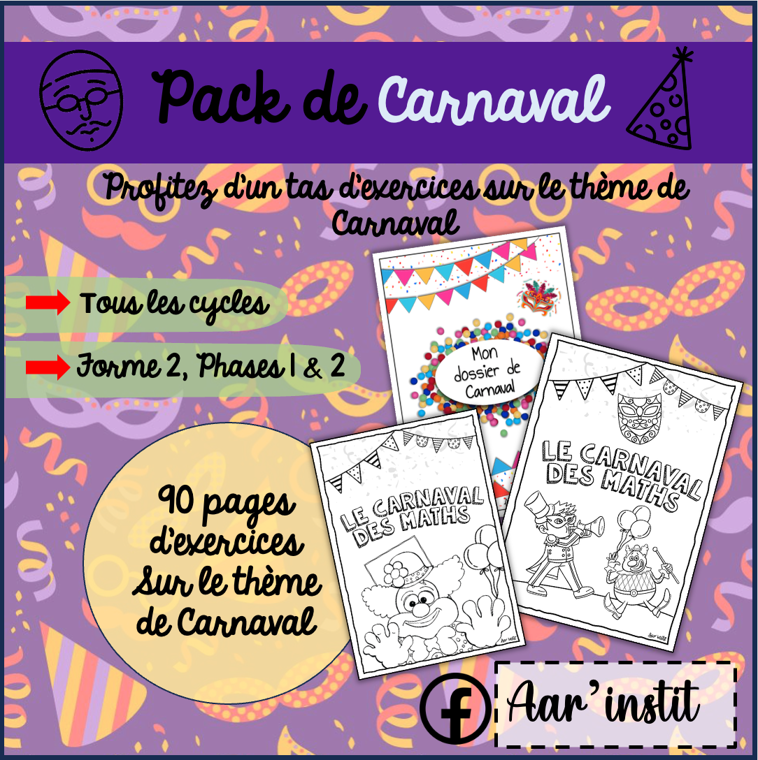 Pack Carnaval (tous les cycles)