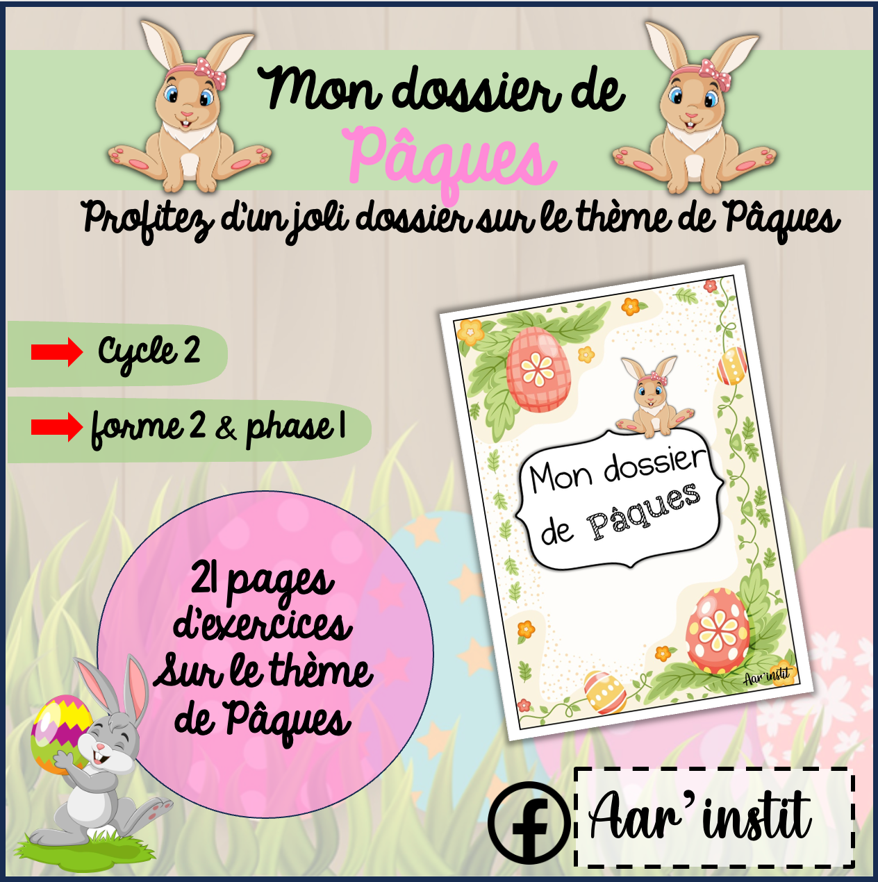 Mon dossier de Pâques (cycle 2)