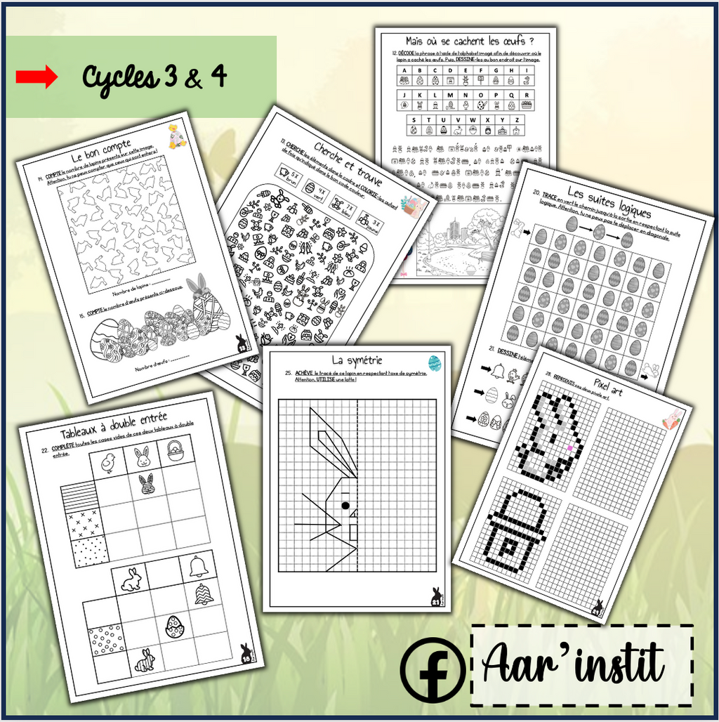 Mon dossier de Pâques (cycles 3 & 4)