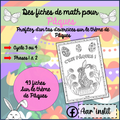 Fiches de mathématiques pour Pâques (cycle 3 ou 4)