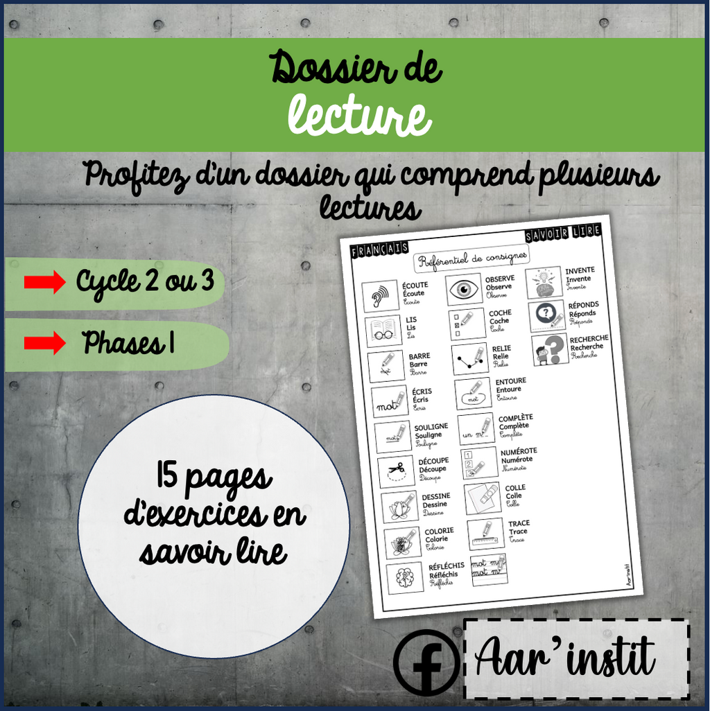 Dossier de lecture (cycles 2 & 3)