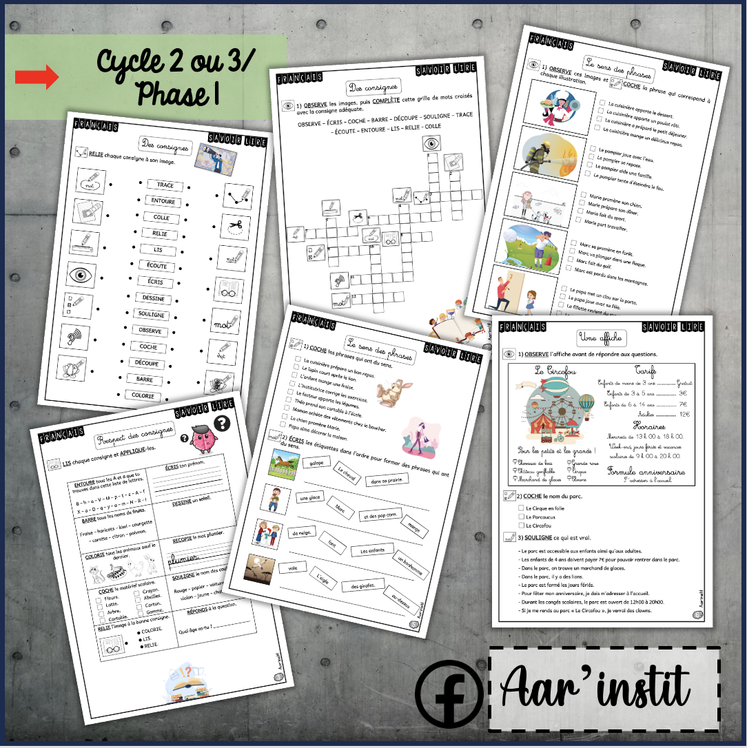Dossier de lecture (cycles 2 & 3)