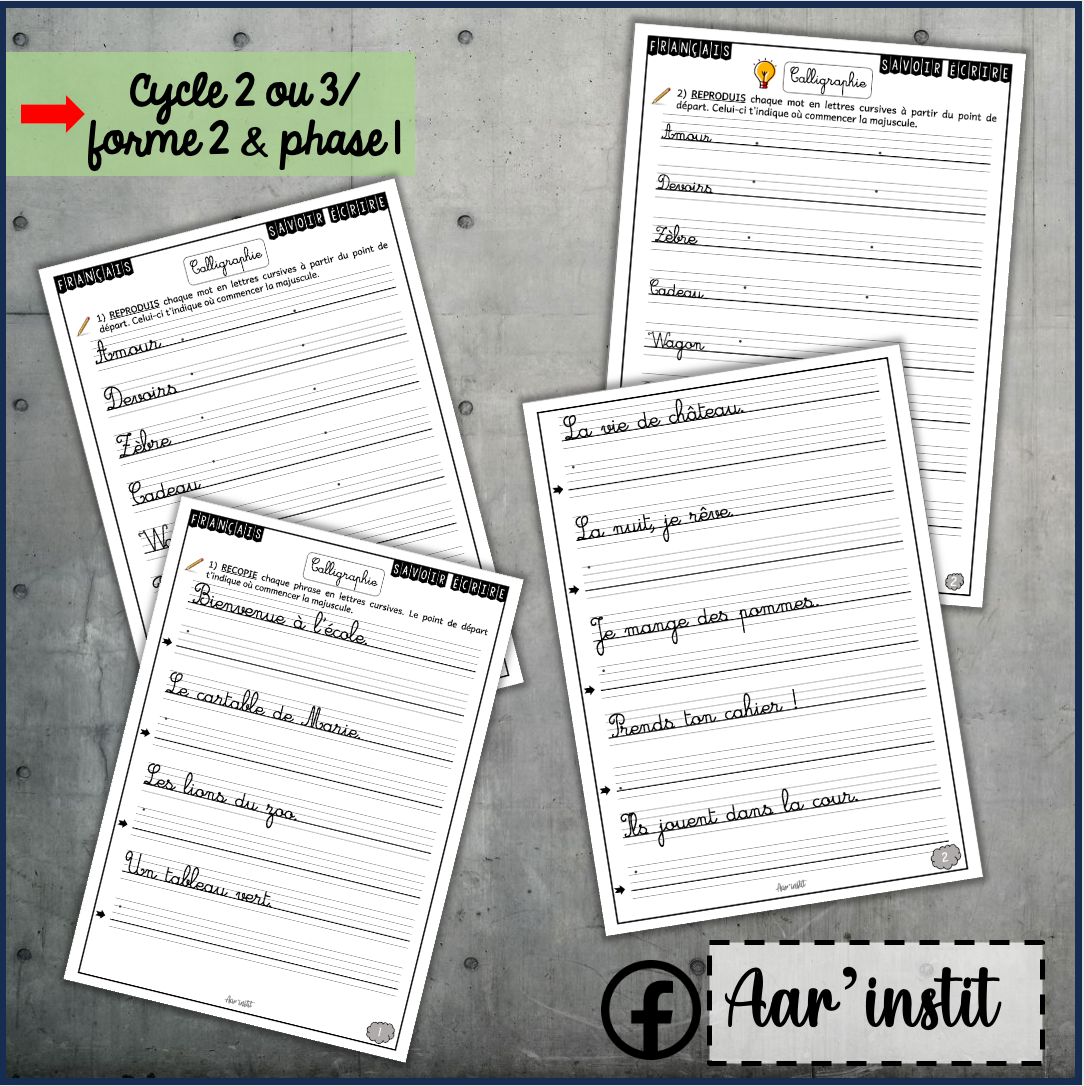 Dossier calligraphie