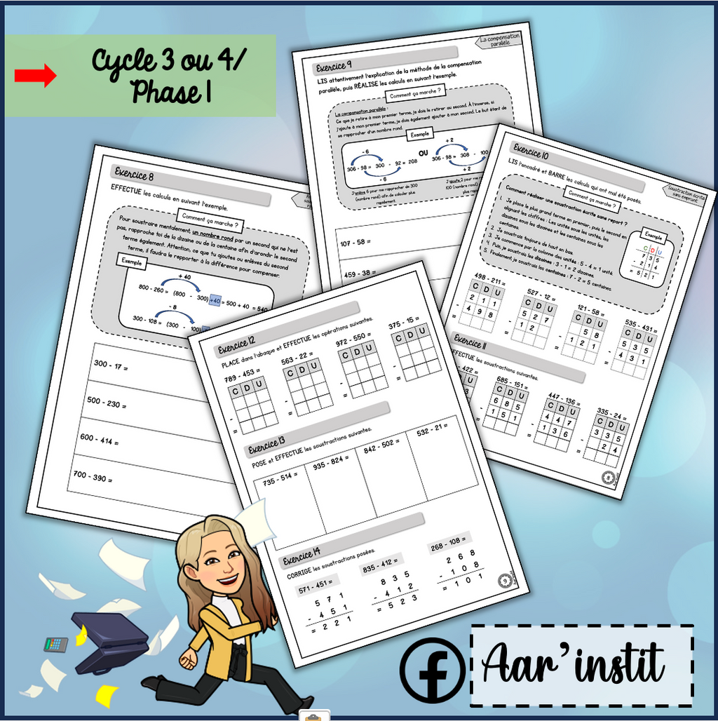 Syllabus phase 1 - Chapitre 5 - La soustraction