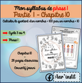 Syllabus phase 1 - Chapitre 10 - La division écrite