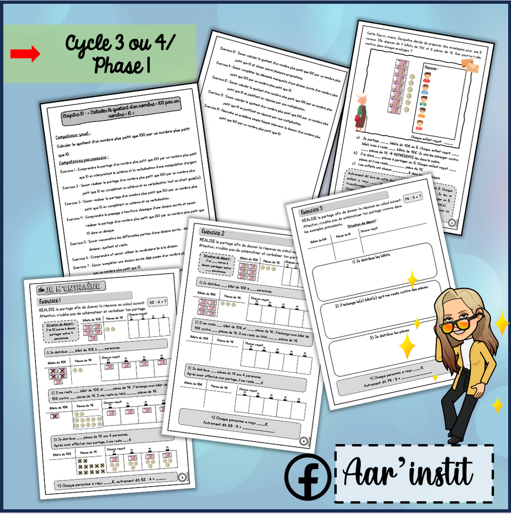 Syllabus phase 1 - Chapitre 10 - La division écrite