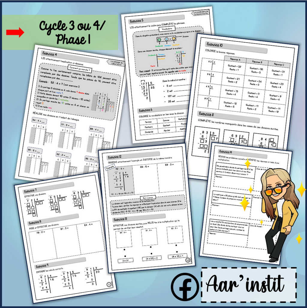 Syllabus phase 1 - Chapitre 10 - La division écrite