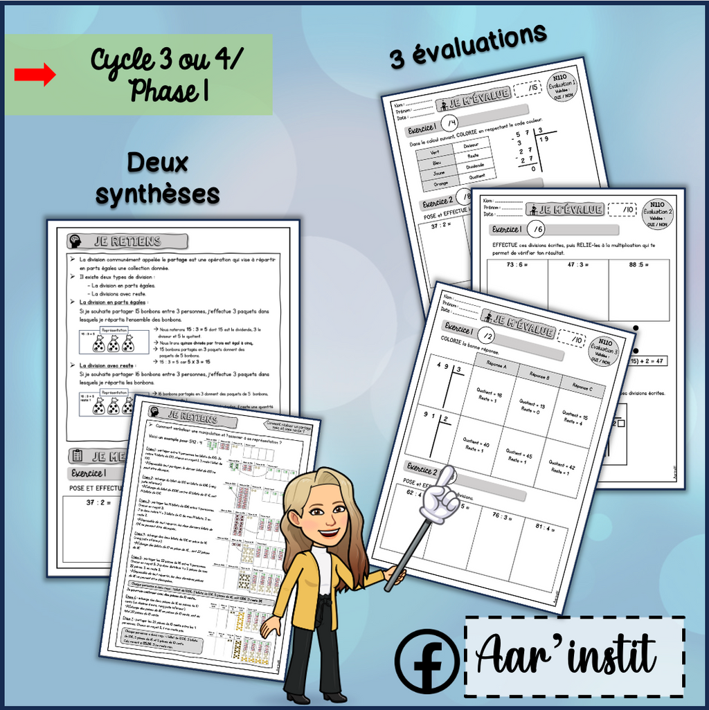 Syllabus phase 1 - Chapitre 10 - La division écrite