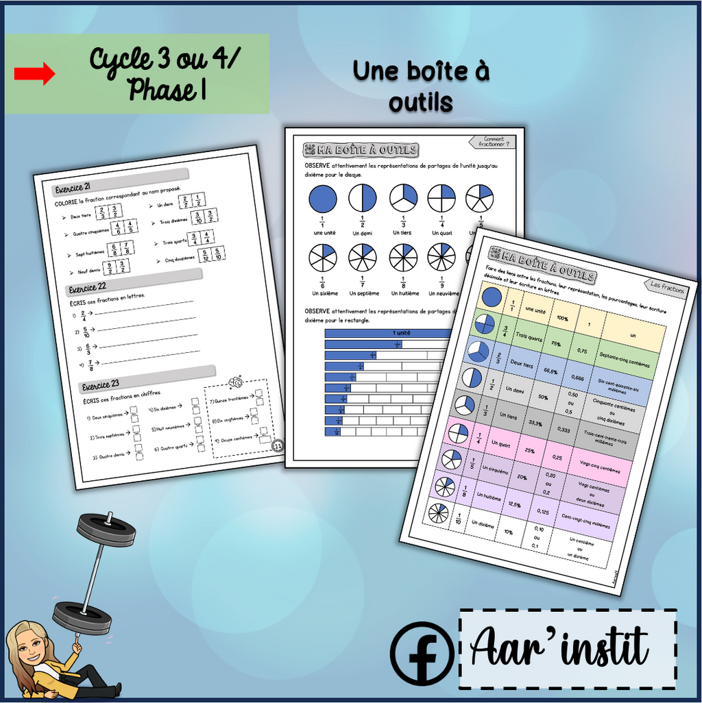 Syllabus phase 1 - Chapitres 13 & 14 - Les fractions