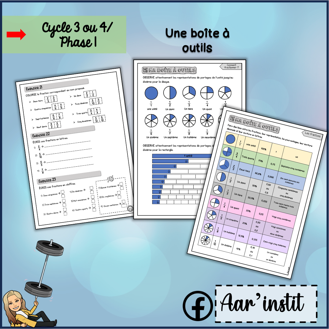 Syllabus phase 1 - Chapitres 13 & 14 - Les fractions