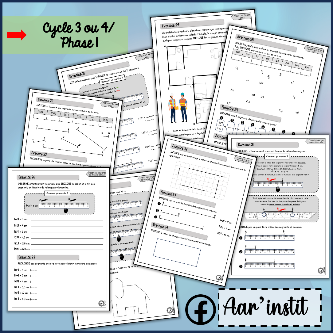 Syllabus phase 1 - Chapitres 15, 16 & 17 - Les longueurs