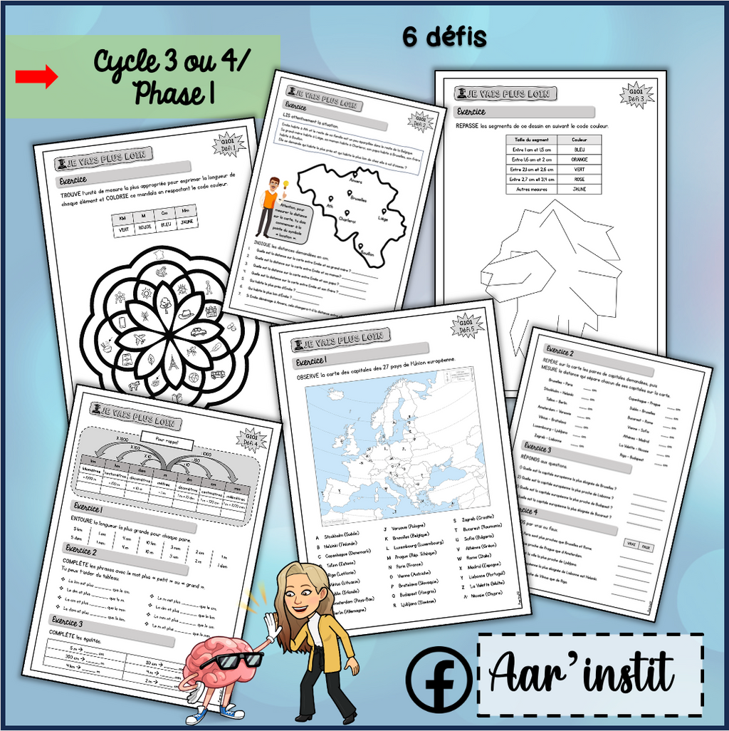 Syllabus phase 1 - Chapitres 15, 16 & 17 - Les longueurs