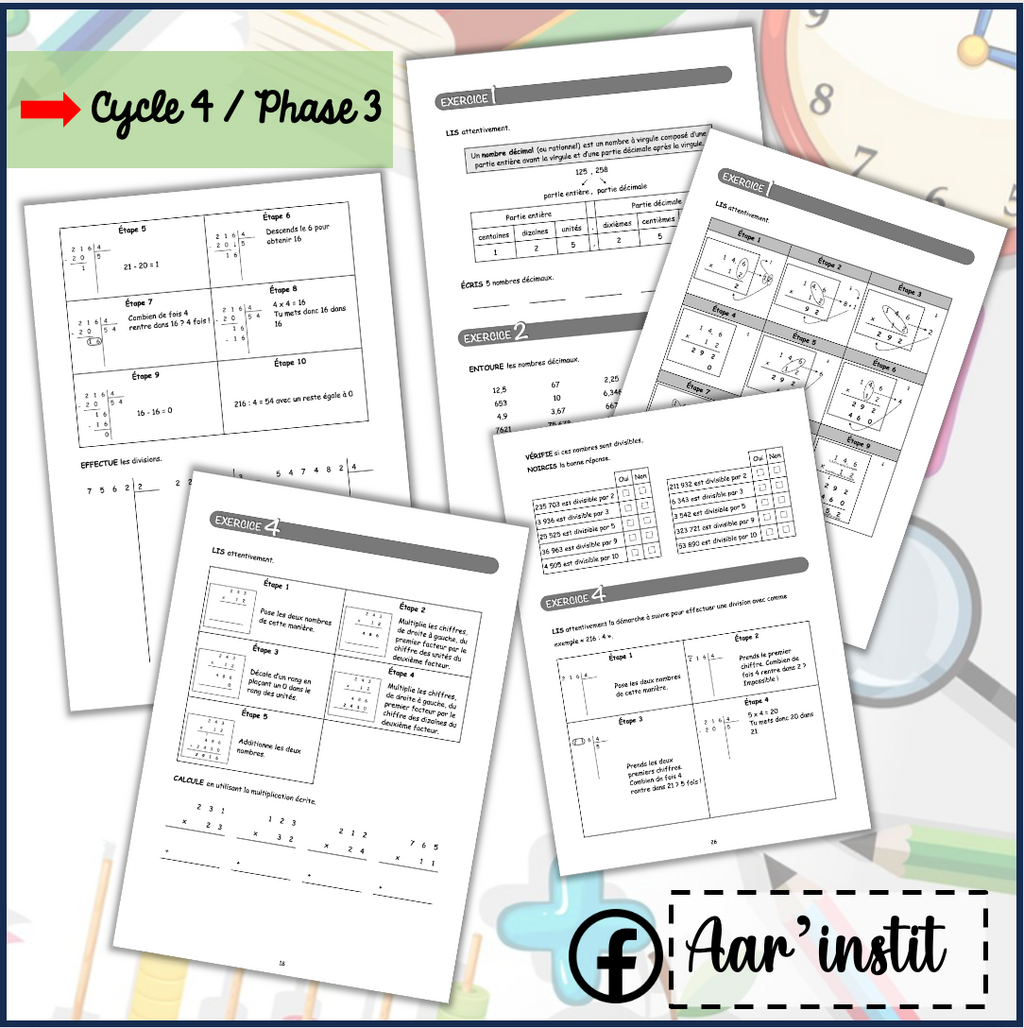 Syllabus de mathématiques phase 3