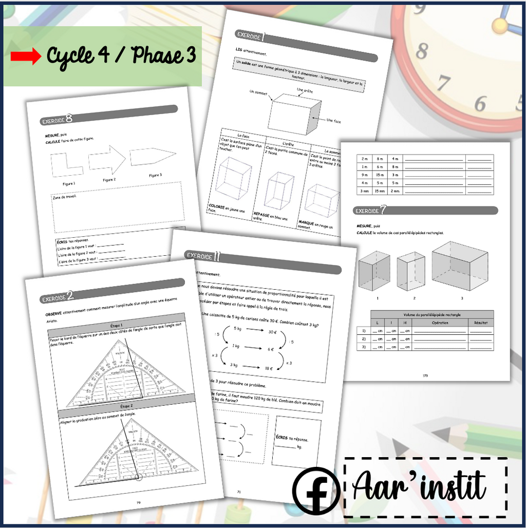Syllabus de mathématiques phase 3