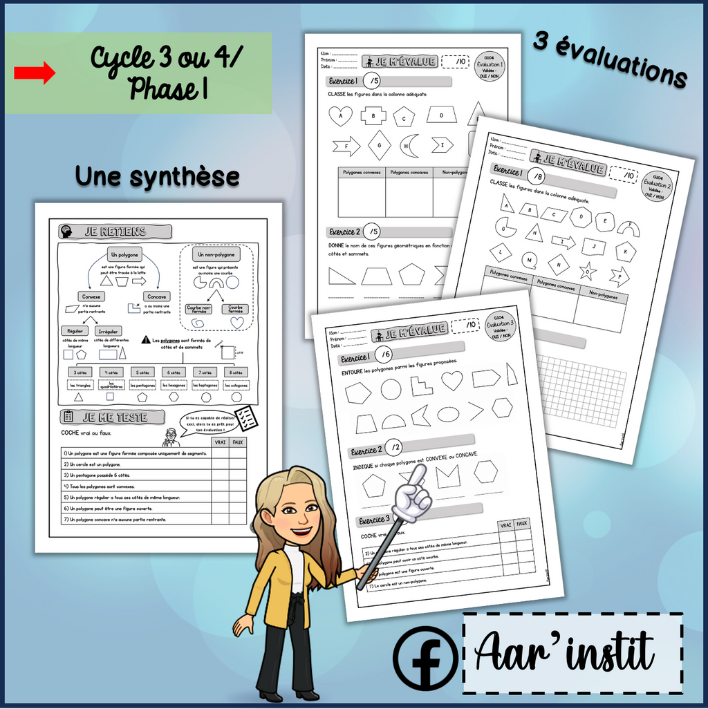 Syllabus phase 1 - Chapitre 22 bis - Les polygones et non-polygones