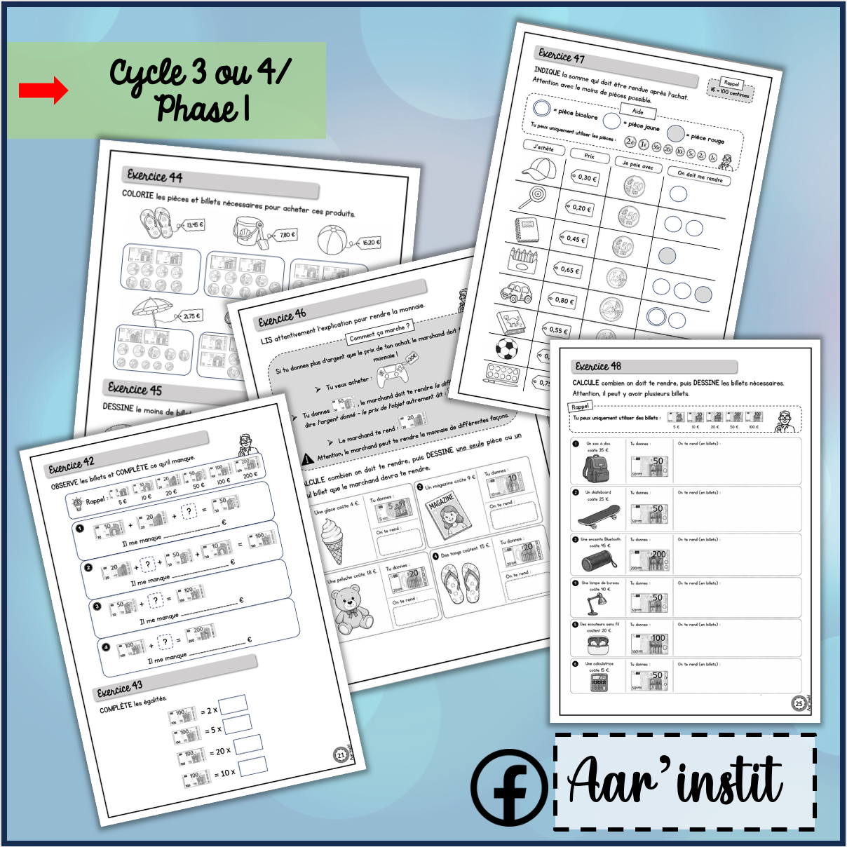 Syllabus phase 1 - Chapitre 32 - La monnaie